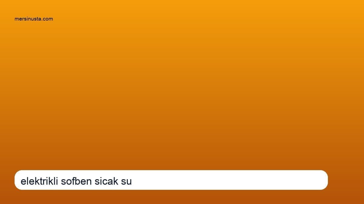 (0 501) 359 03 36 | Elektrikli Şofben Sıcak Su Vermiyor mu? 3 Kritik Sebep