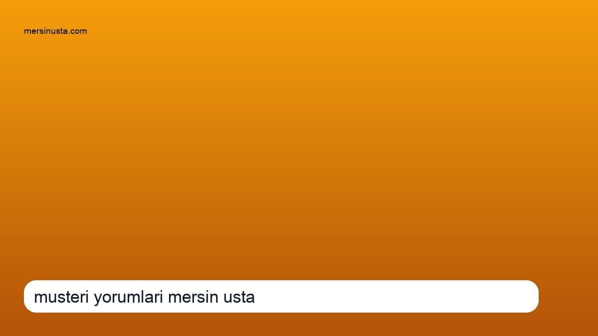 (0 501) 359 03 36 | Mersin Mezitli Usta Teknik Servis Yorumları